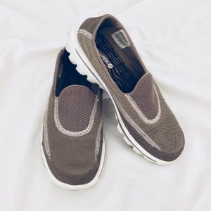 Taupe Sketchers Go Walks 2